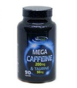 קפאין 200 מ”ג & טאורין 50 מ”ג – 90 כמוסות Caffeine & Taurine